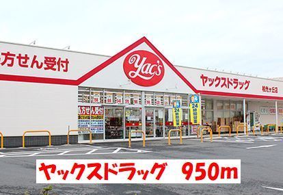 近くのヤックスドラッグまで950m(徒歩12分)
