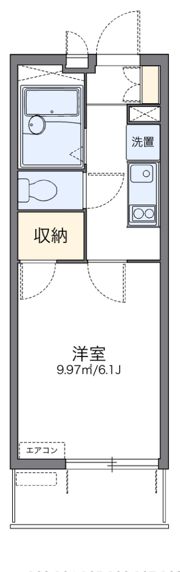 レオパレスラトナの間取り画像