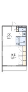 レオパレス拝島町の間取り画像