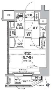 ルフレイムーブル立川の間取り画像