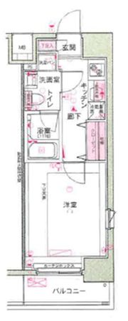 デュアレス愛宕虎ノ門の間取り画像