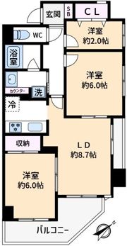 ナイスアーバン新中野の間取り画像