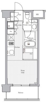 PREMIUM CUBE菊川の間取り画像