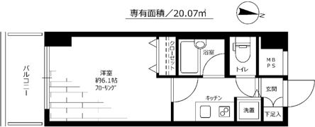 ヴェルト板橋の間取り画像