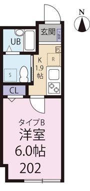 グランシャレー北千住の間取り画像
