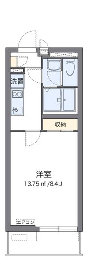 クレイノモンタニャレドンダの間取り画像
