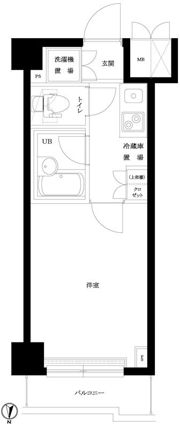 ルーブル西蒲田の間取り画像