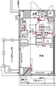 フィオリーシェ東浅草の間取り画像