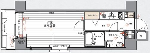 グランパークN.東京の間取り画像