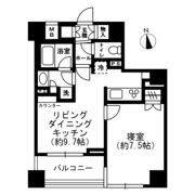 レジディア四谷三丁目の間取り画像