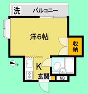 梅里グリーンハウスの間取り画像