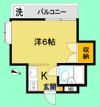 梅里グリーンハウスの間取り画像
