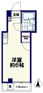 タケトミハイツの間取り画像