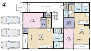 クレールコートの間取り画像