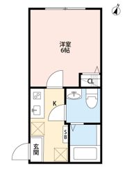 オリーブ 西堀の間取り画像