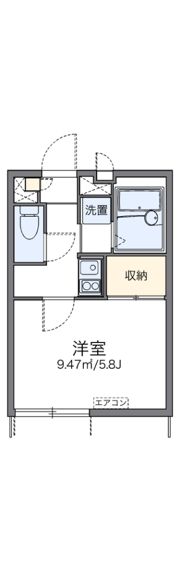 レオパレスBRISE関町東の間取り画像