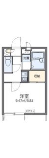 レオパレスBRISE関町東の間取り画像