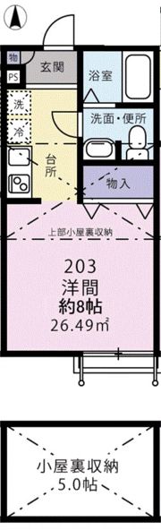 Cherry Courtの間取り画像