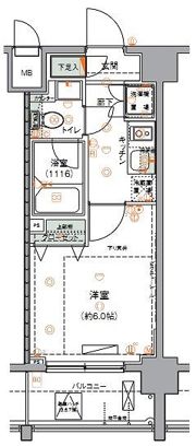 ハーモニーレジデンス羽田WESTの間取り画像