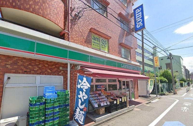 近くのローソンストア100 LS南六郷店まで402m(徒歩6分)