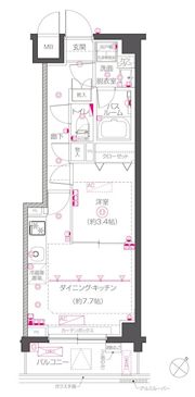 ZOOM下丸子の間取り画像