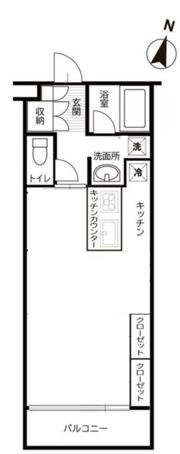 デュオ・スカーラ高輪の間取り画像