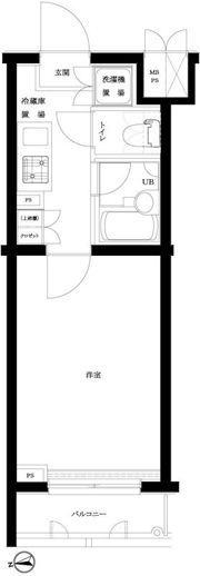 ルーブル中野弥生町の間取り画像