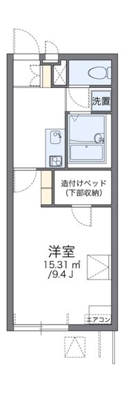 レオパレスアクアグレイス西尾久の間取り画像