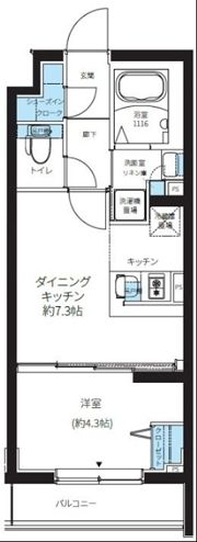 ルネサンスコート大森町の間取り画像