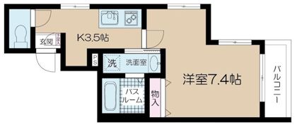 アルム西新宿の間取り画像