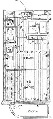 ジェイパーク恵比寿IIIアルティマの間取り画像