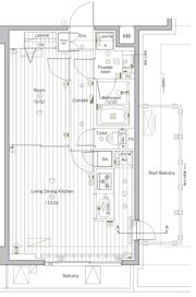 PREMIUM CUBE G 北新宿DEUXの間取り画像