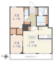 ヴィナシス金町タワーレジデンスの間取り画像