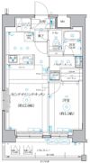 クオリタス菊川の間取り画像