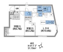 ルネサンスコート平和島ForestParkの間取り画像