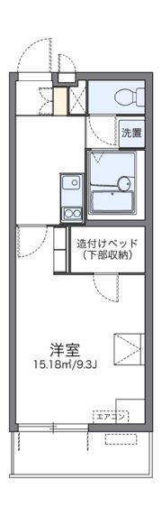 レオパレスソレーユIIIの間取り画像