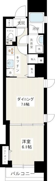 MAXIV scene 北千住の間取り画像
