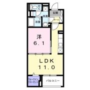 クレシエンテ ひばりの間取り画像