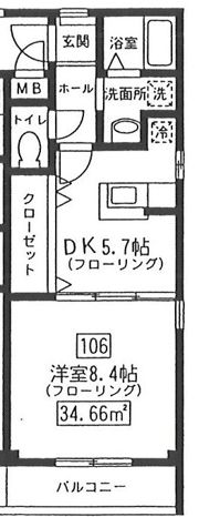 ビバグランデ楼蘭館の間取り画像