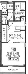 ビバグランデ楼蘭館の間取り画像