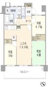 サンデュエル川口並木の間取り画像