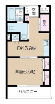 ルミエール綱島2号館の間取り画像