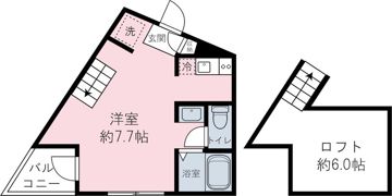 ラルク アン デエスの間取り画像
