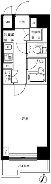 ルーブル明大前の間取り画像