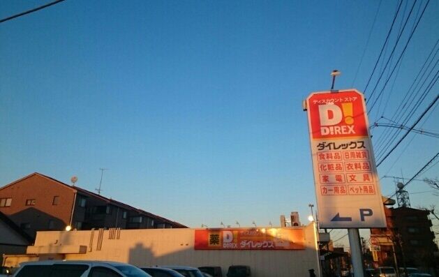 近くのダイレックス三芳店まで350m（徒歩5分）