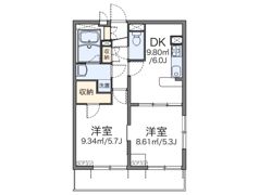 レオパレスMEGU2010の間取り画像