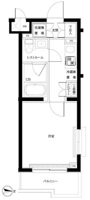 ルーブル武蔵新城弐番館の間取り画像