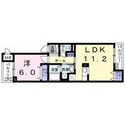 ハイツウィスタリアAの間取り画像