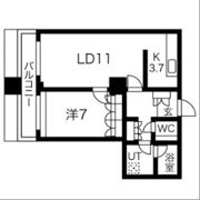 グランパークハイツの間取り画像