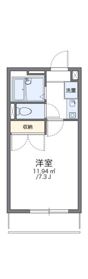 レオパレス葵第1の間取り画像